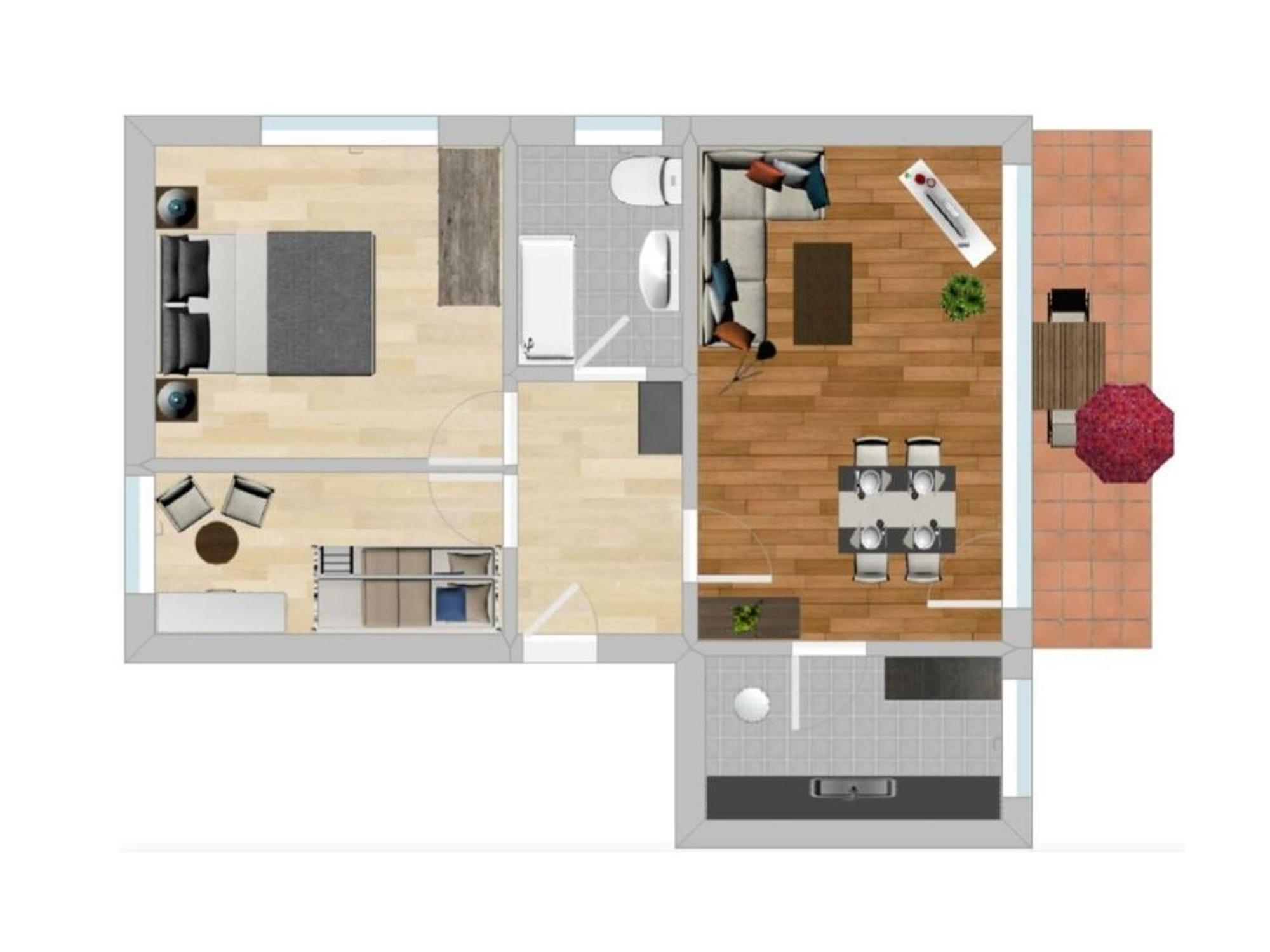 Ferienwohnung Wilde7 제바흐 외부 사진